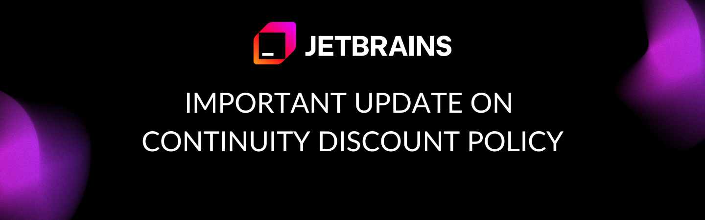 Important update on continuity discount policy
