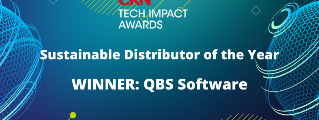 QBS Wins Sustainable Distributor Of The Year At CRN Tech Impact Awards