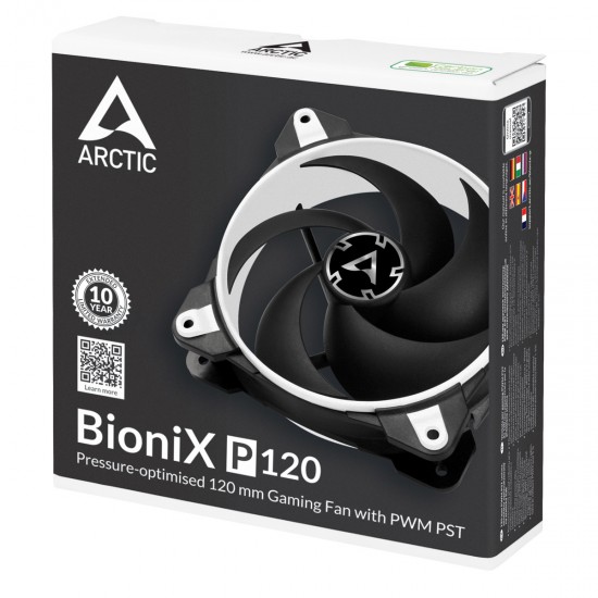 Arctic BioniX P120 PWM PST Fan Black/White