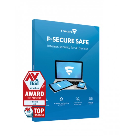 F-Secure SAFE Multi Internet Sec 1 Yr 3 Dev RBOX