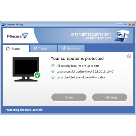 F-Secure Internet Security 1 yr 3 PC Full lic RBOX