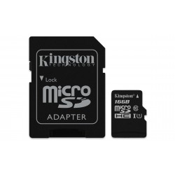 Kingston Canvas Select 16GB UHS-1 (U1) & Adaptor