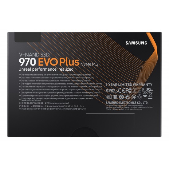 Samsung 970 EVO plus NVMe M.2 500GB M.2 PCIe
