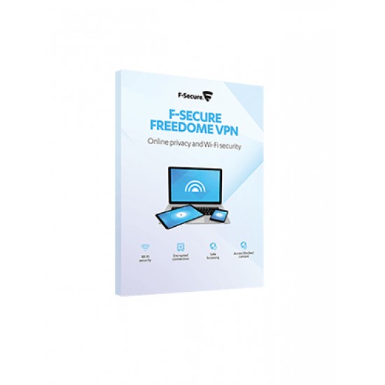 F-Secure Freedome VPN Onl Privacy 1 Yr 3 Dev RBOX