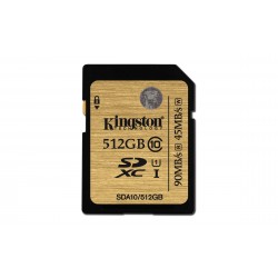 512GB SDXC Class 10 UHS-I 90MB/s read 45MB flash