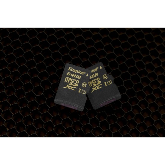 64GB microSDXC Class U3 UHS-I 90R/45W + SD Adapter