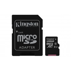 Kingston Canvas Select 128GB UHS-1 (U1) & Adaptor