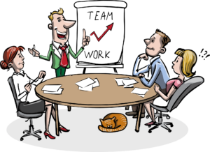 team meeting - image by GraphicMama/Pixabay